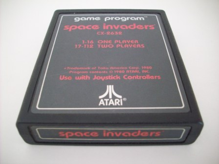 Space Invaders (Atari text label) - Atari 2600 Game